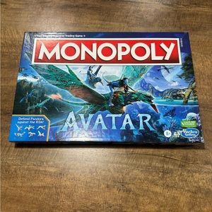 Monopoly Avatar Edition Board Game HASBRO Defend Pandora RDA Metal Tokens Unique